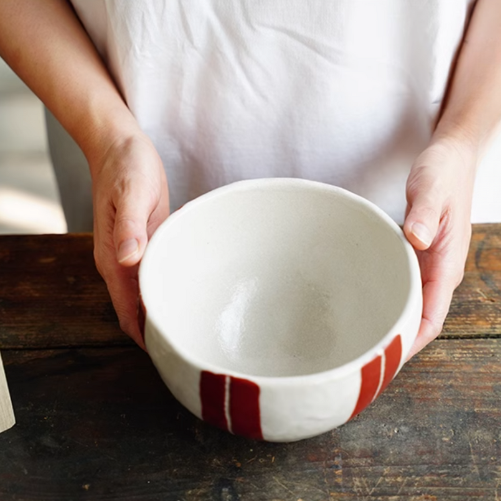 Mino Ware Vintage Underglaze Tokusa Couple Bowl Set – Wooden Box Edition