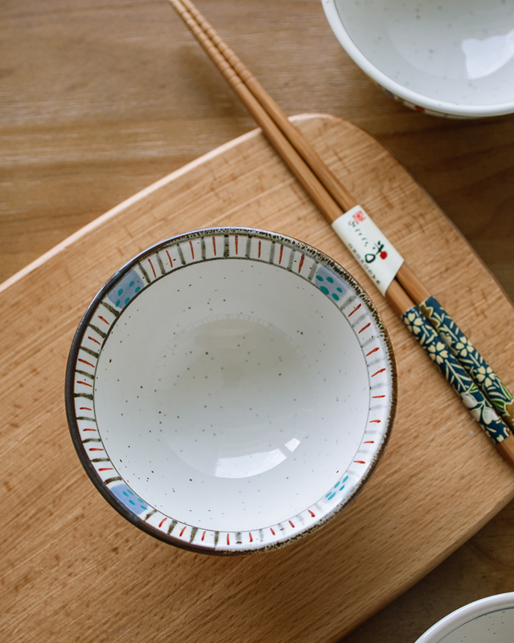 Arita Ware Hand-Painted Floral Rice Bowl – Housewarming Gift