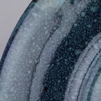 ALANIZ HD Series Handcrafted Peacock Straw Hat Plate