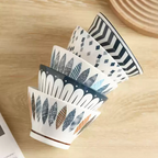 Yashin Underglaze Vintage Cone-Shaped Bowl Set