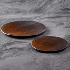 ALANIZ Blanc Series Handcrafted Preserved Flower Flat Plate