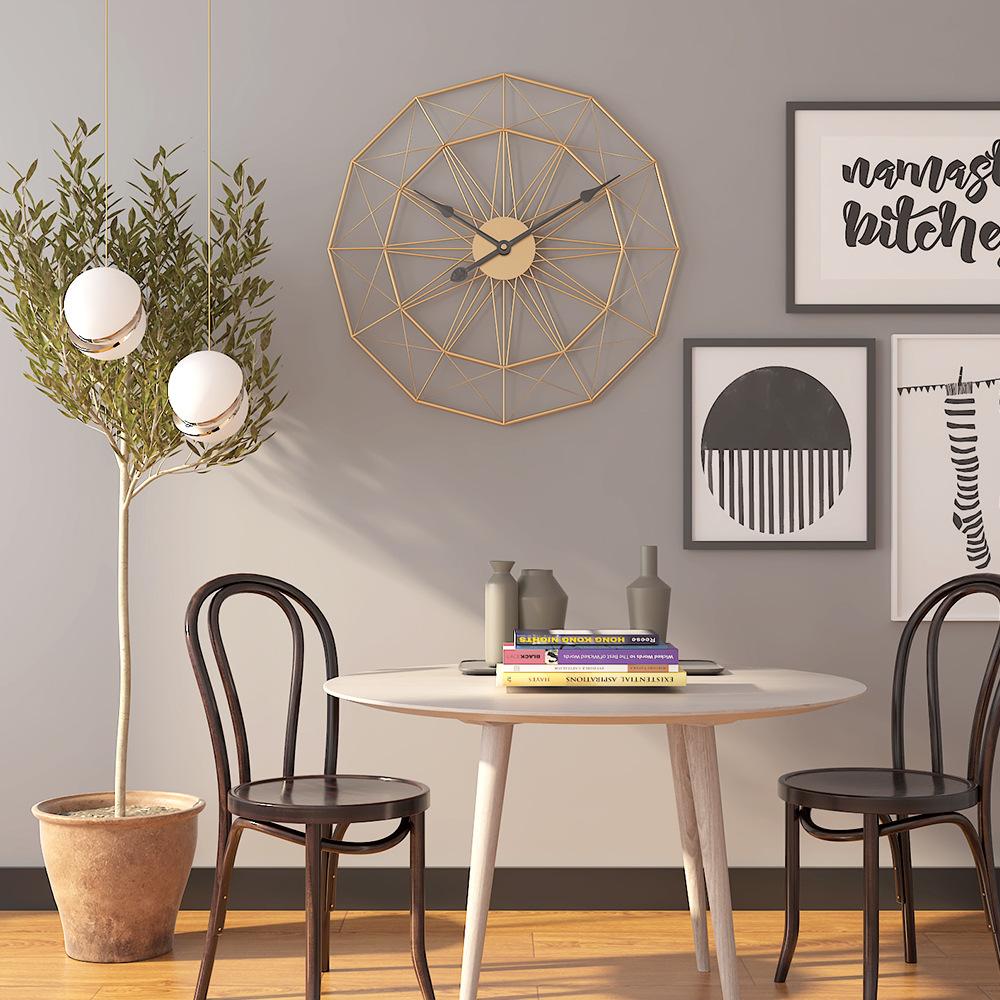 Polygonal Wall Art Clock