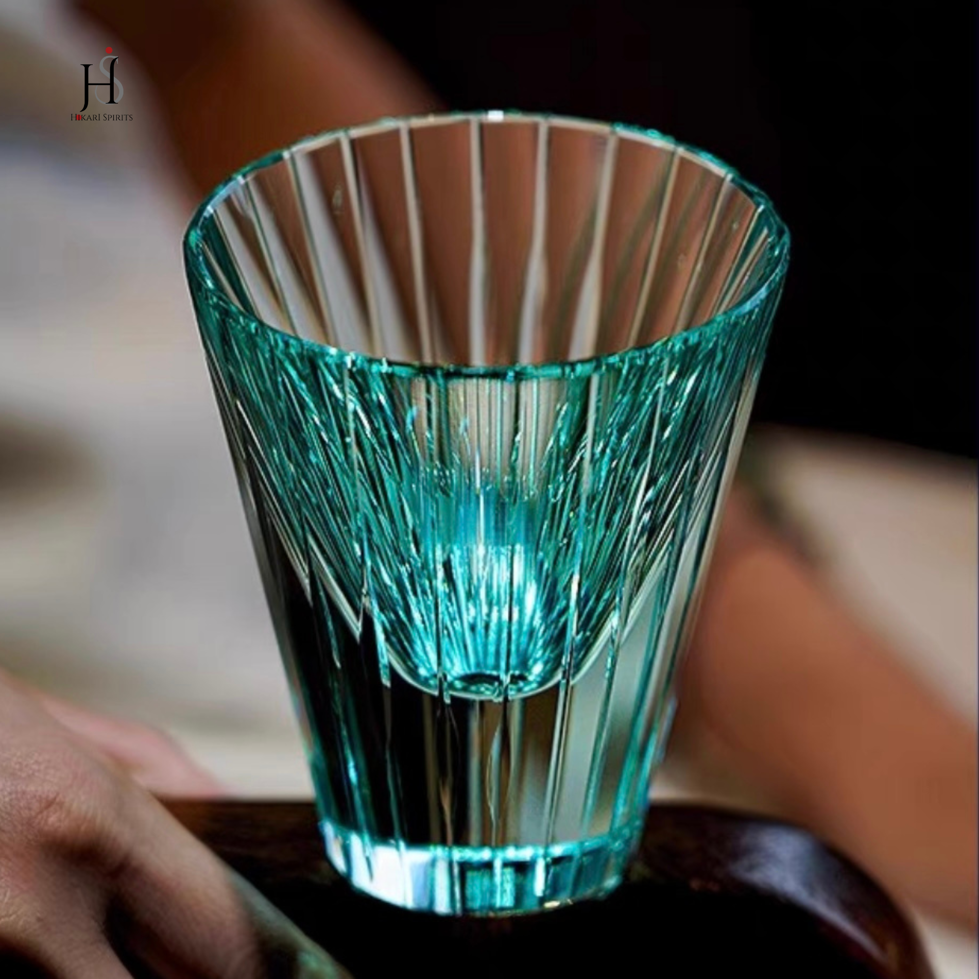 Edo Kiriko Hand-Carved Beam Glass