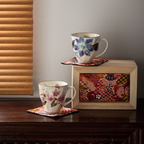 Mino Ware Floral Series Mug Gift Set