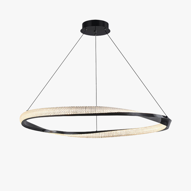 Modern Simple Mobius Circle Chandelier