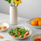 Mino Ware Retro Sweet White Glaze Plate