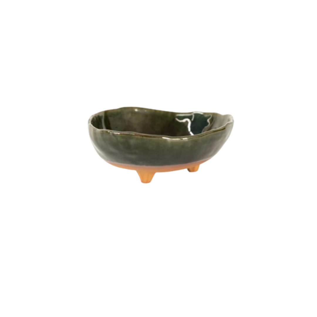 Seto Ware Hand-Painted Cute Rabbit Snack Bowl