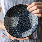 Mino Ware Classic Dyed Octagonal Plate Set