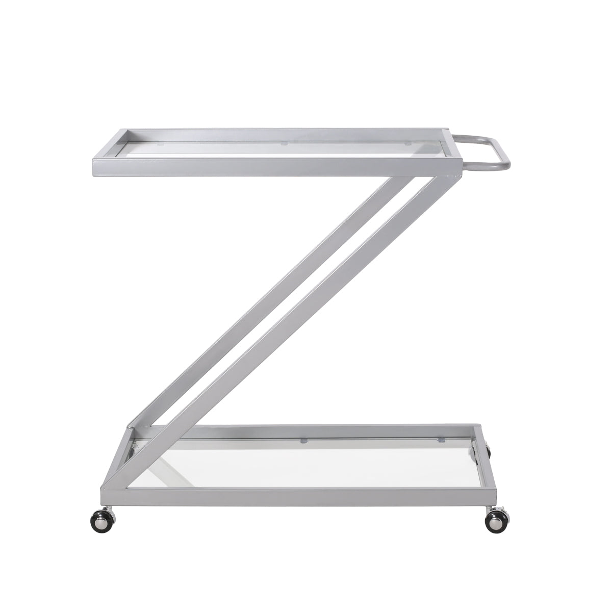 Modern Minimalist Z-shaped Bar Cart