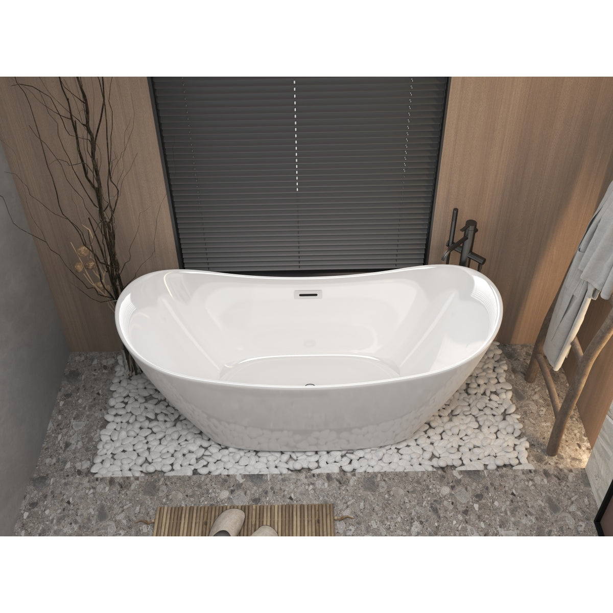 Premium Gloss White Freestanding Tub