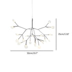 Black Firefly LED Chandelier