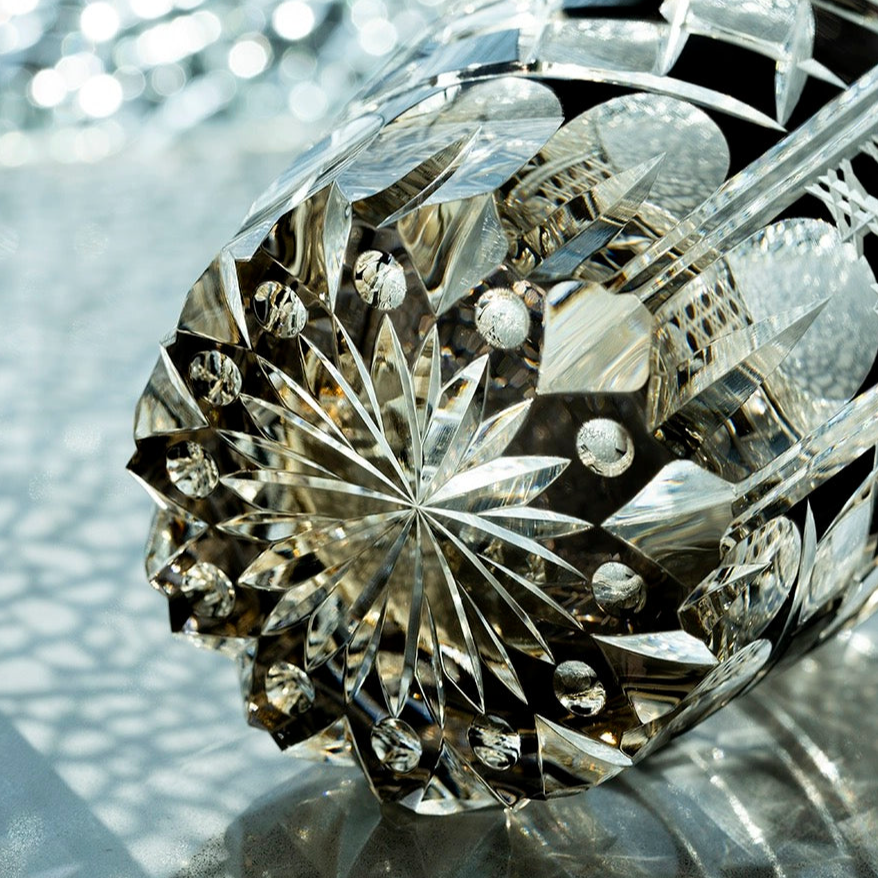 Edo Kiriko Hand-Carved Ryumoku Glass