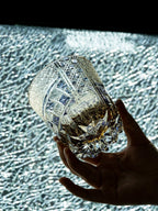 Edo Kiriko Hand-Carved Ryumoku Glass