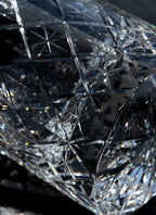 Edo Kiriko Hand-Carved K9 Crystal Star Whiskey Glass