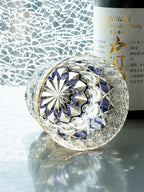 Edo Kiriko Hand-Carved Fluorite Whisky Glass