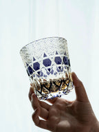 Edo Kiriko Hand-Carved Fluorite Whisky Glass
