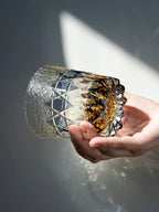 Edo Kiriko Hand-Carved Fluorite Whisky Glass