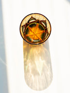 Edo Kiriko Hand-Carved Candle Flame Whiskey Glass