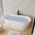 67" Glossy Acrylic Freestanding Tub