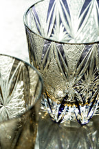 Edo Kiriko Hand-Carved Brocade Whiskey Glass