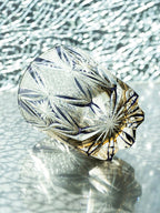 Edo Kiriko Hand-Carved Brocade Whiskey Glass