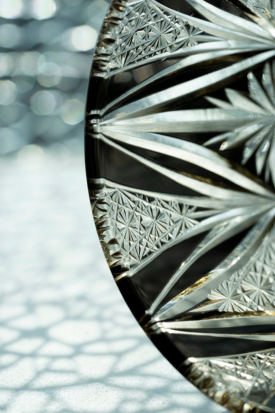 Edo Kiriko Hand-Carved Brocade Whiskey Glass