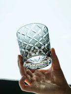 Edo Kiriko Hand-Carved Starlight Whiskey Glass