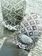 Edo Kiriko Hand-Carved Starlight Whiskey Glass