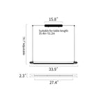 Modern Light Luxury Linear Pendant Light