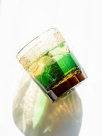 Edo Kiriko Hand-Carved Mount Fuji Whiskey Glass