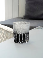 Edo Kiriko Hand-Carved Rainy Night Whiskey Glass
