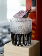 Edo Kiriko Hand-Carved Rainy Night Whiskey Glass