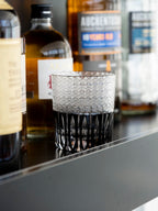 Edo Kiriko Hand-Carved Rainy Night Whiskey Glass
