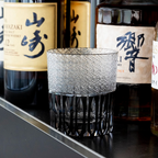 Edo Kiriko Hand-Carved Rainy Night Whiskey Glass