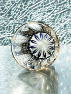 Edo Kiriko Hand-Carved Starlight Banner Whiskey Glass