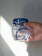 Edo Kiriko Hand-Carved Ripple Whiskey Glass