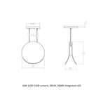 Malibu Discs LED Pendant Light