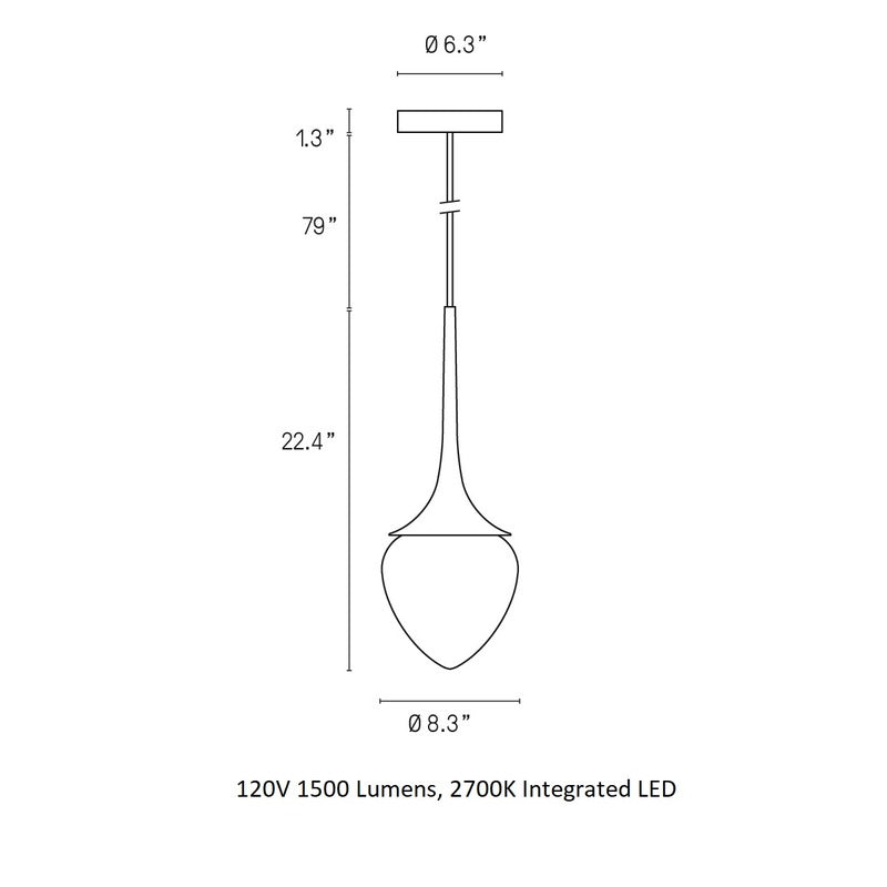 Louis XL Pendant Light