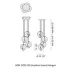 Meltdown Multi Light Pendant Light