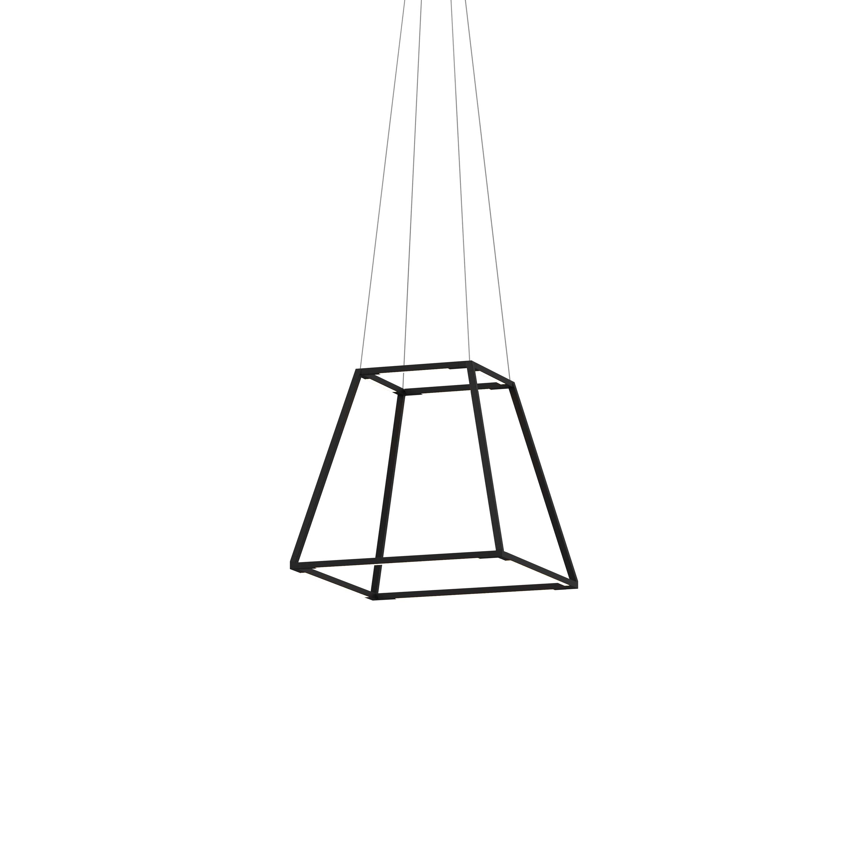 Z-Bar Rise Square Pendant Light