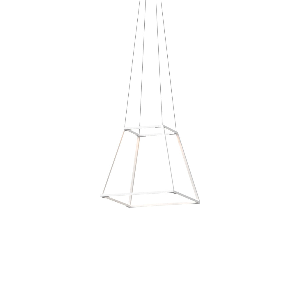 Z-Bar Rise Square Pendant Light