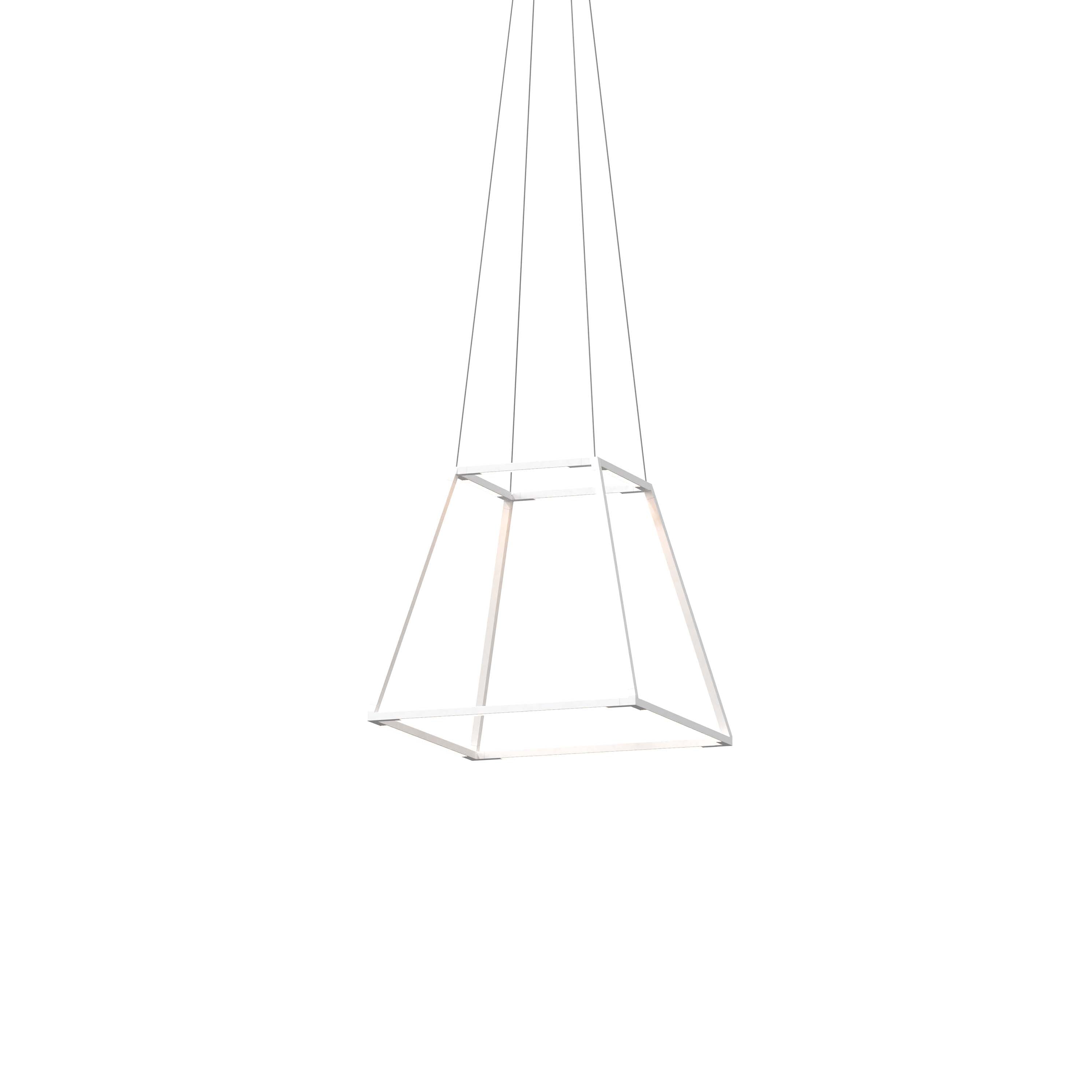 Z-Bar Rise Square Pendant Light
