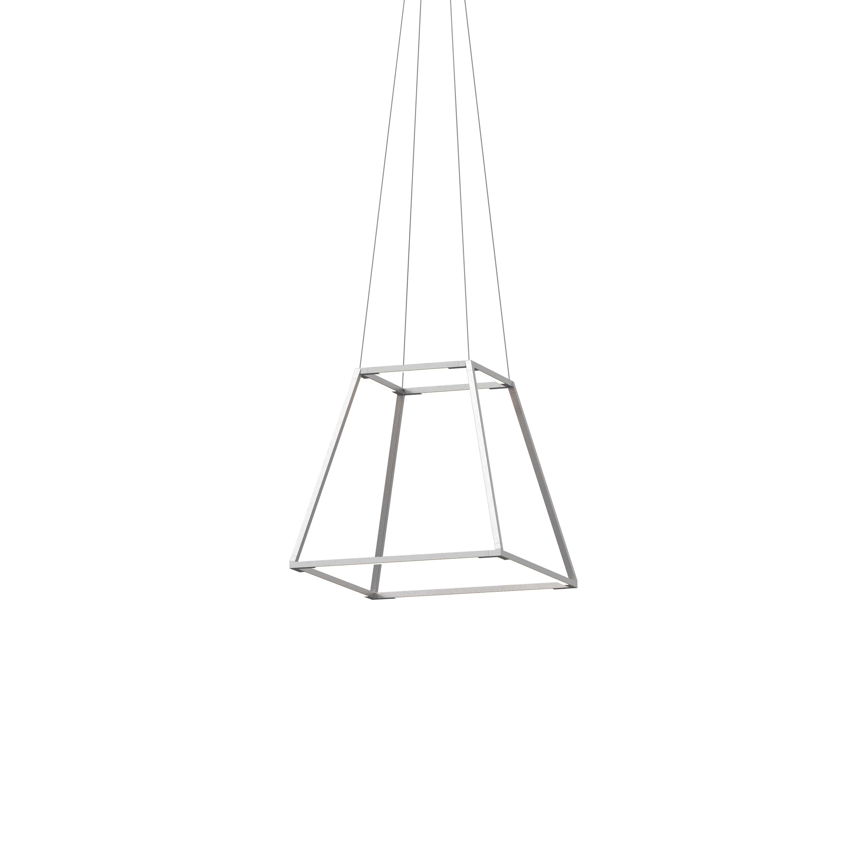 Z-Bar Rise Square Pendant Light