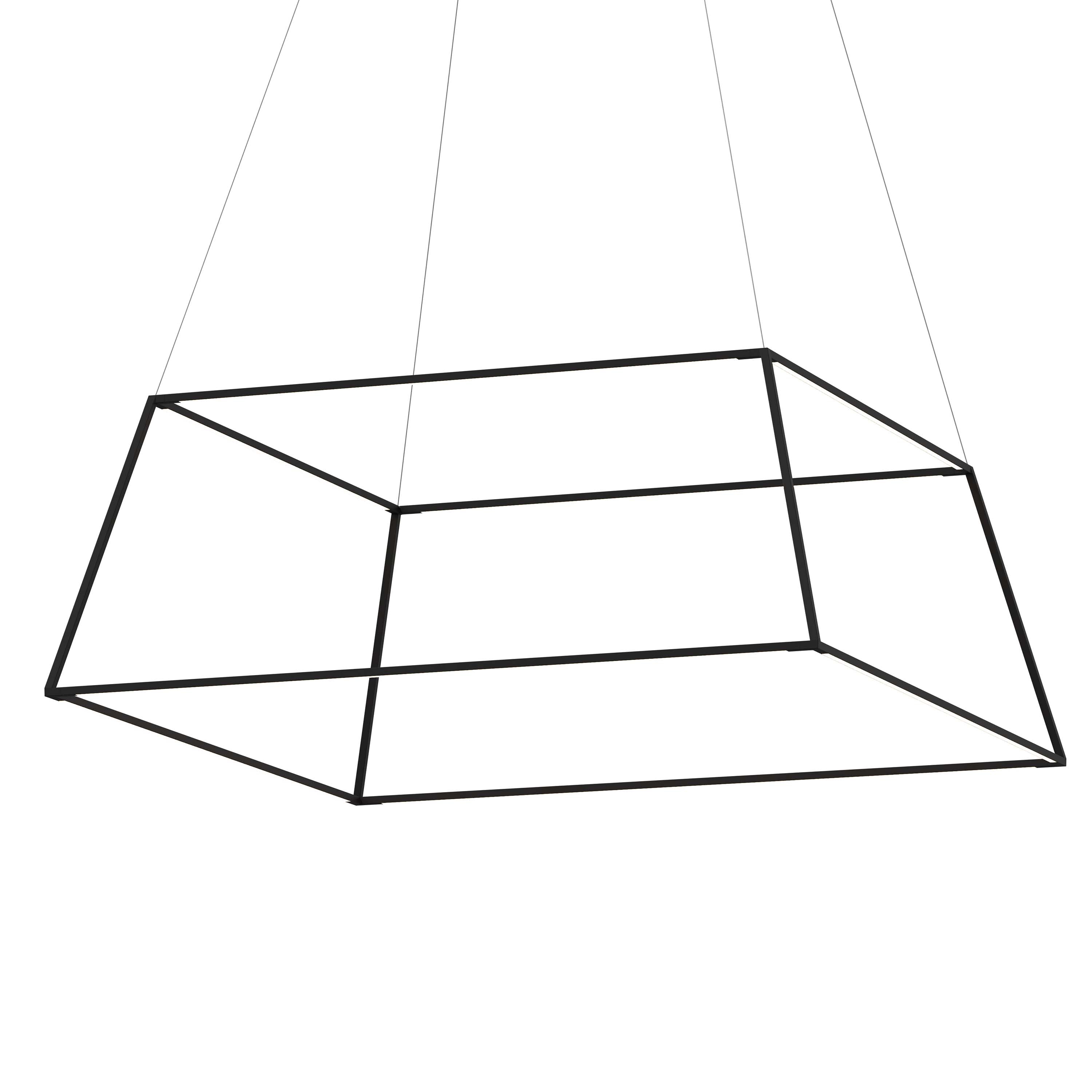 Z-Bar Rise Square Pendant Light