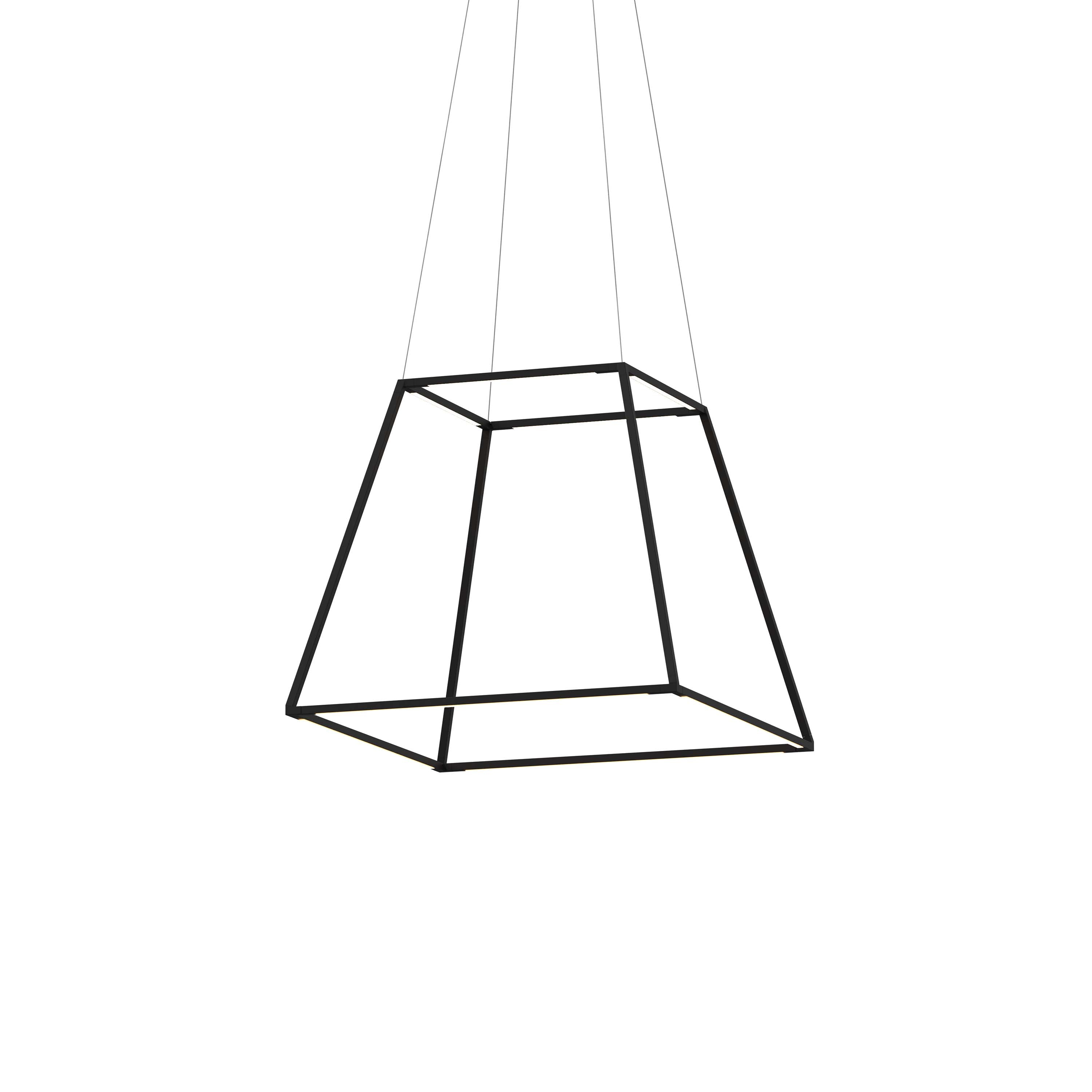 Z-Bar Rise Square Pendant Light