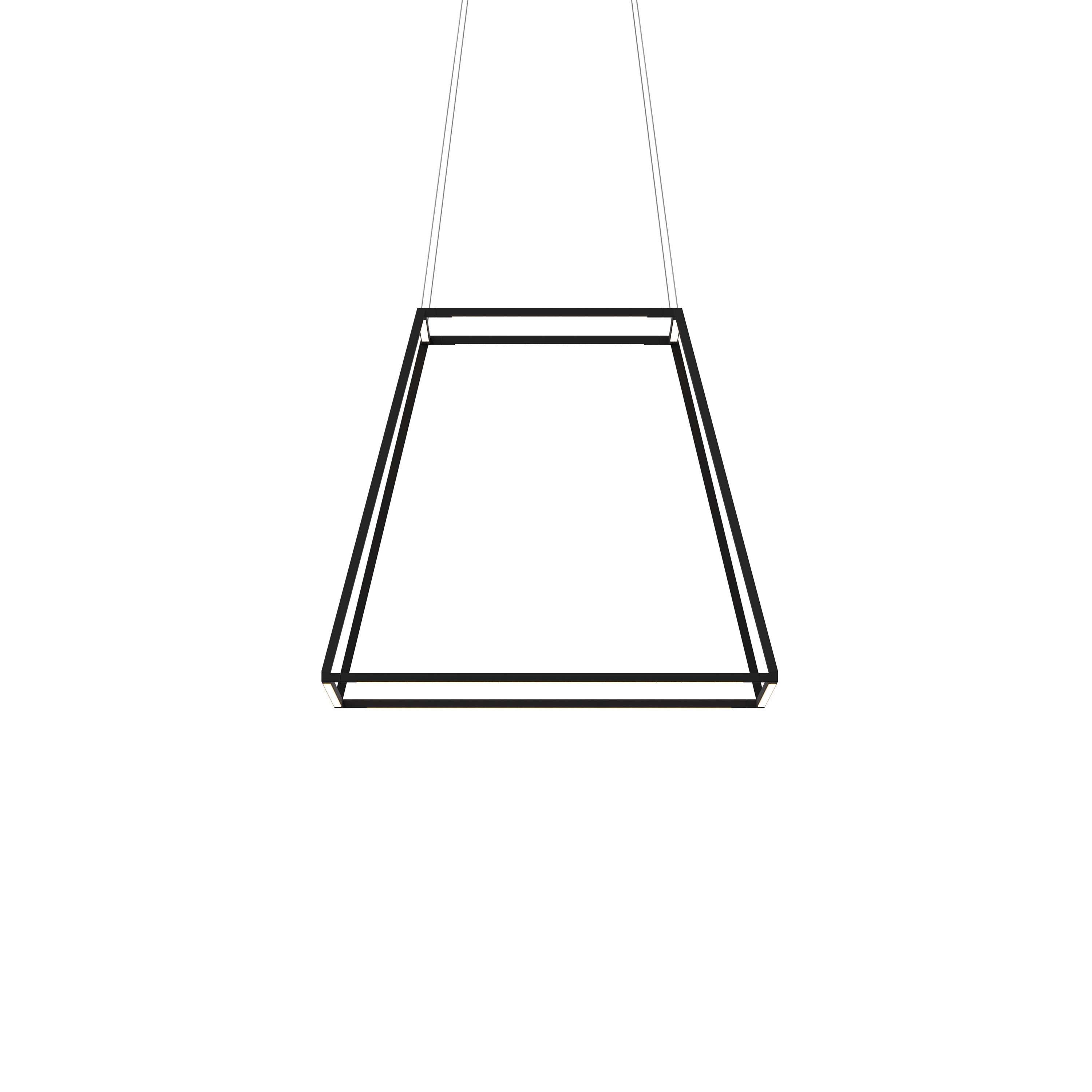 Z-Bar Rise Square Pendant Light