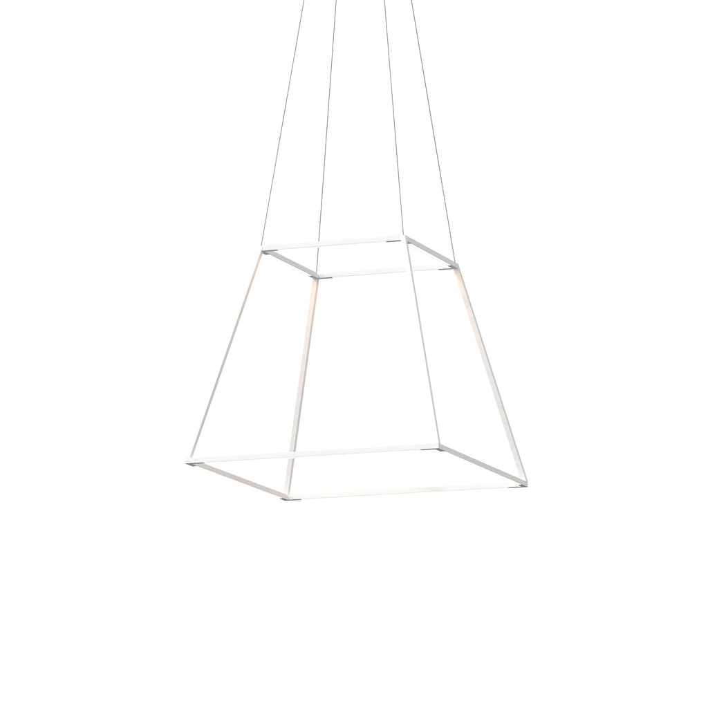 Z-Bar Rise Square Pendant Light