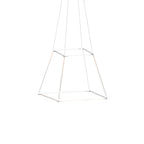 Z-Bar Rise Square Pendant Light