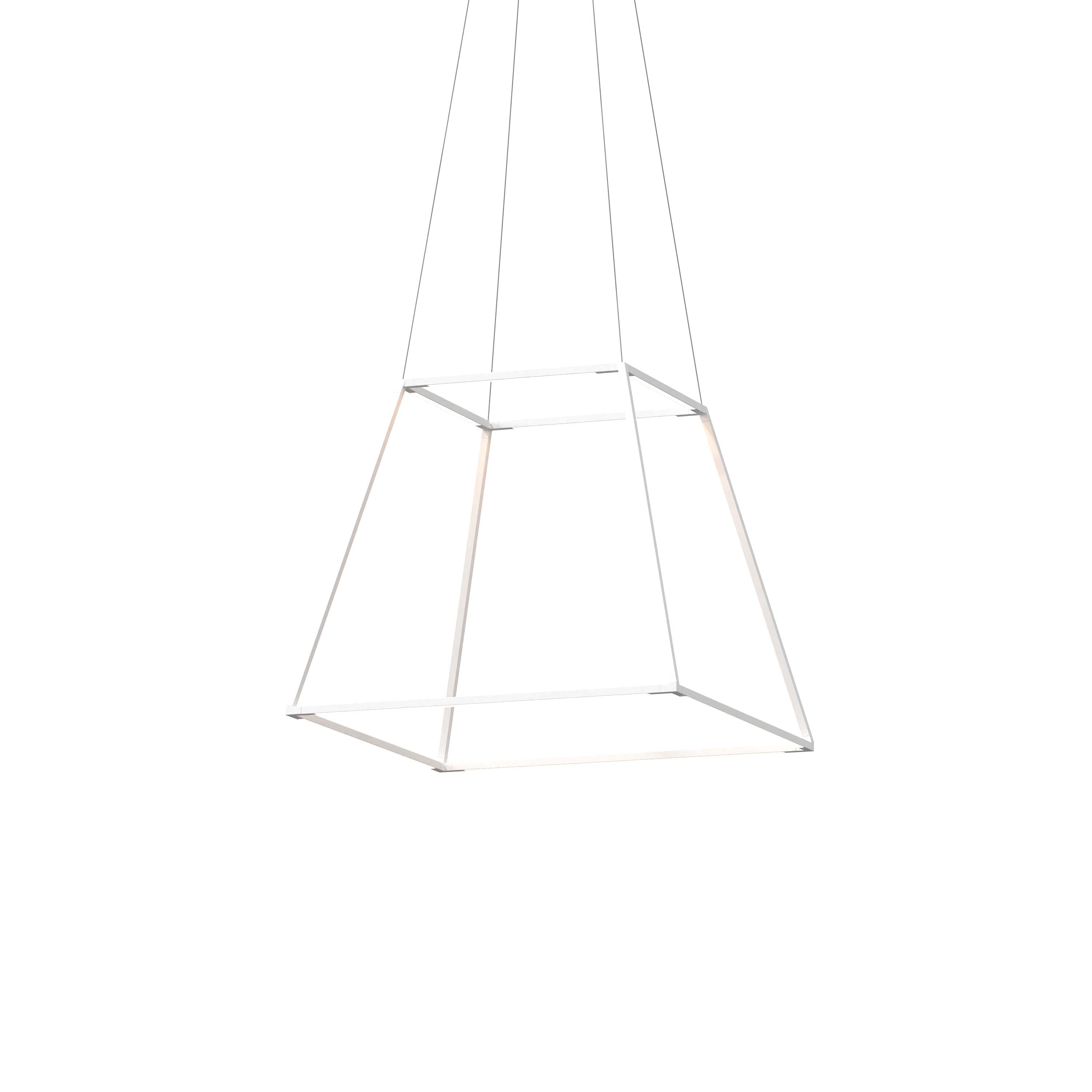 Z-Bar Rise Square Pendant Light