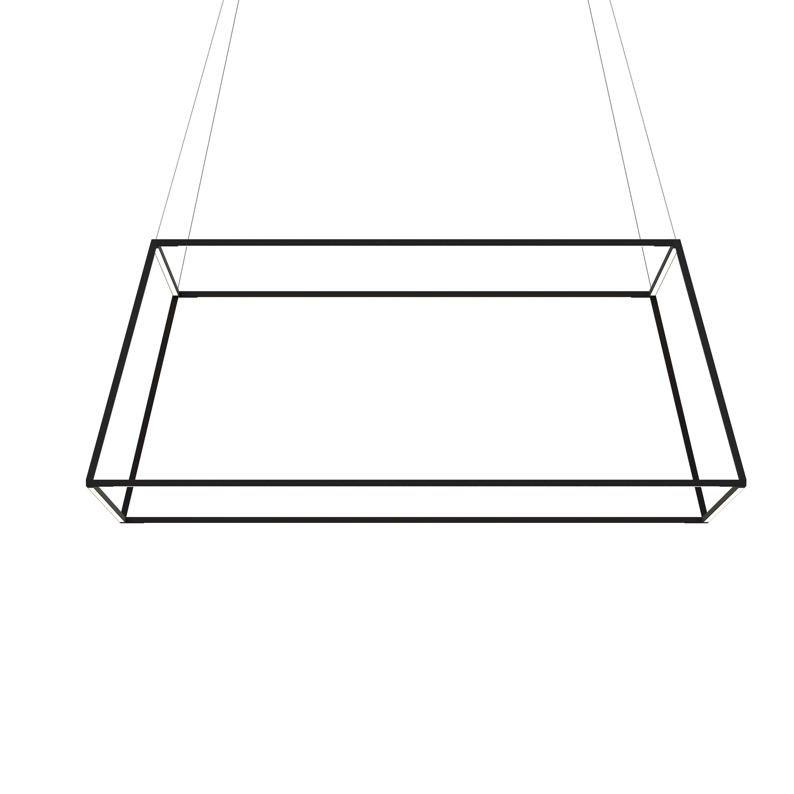 Z-Bar Rise Square Pendant Light